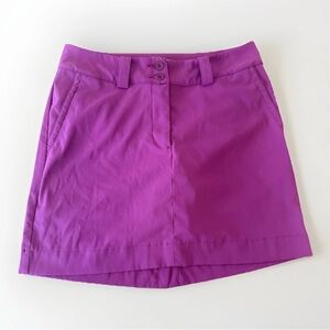 Nike Tour Performance Golf Skort Skirt Women's Purple, Lilac, Dri Fit Size 4 EUC